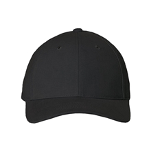 aerial view a black sportsman twill cap - colors, image 1 of 5