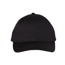 aerial view a black valucap - lightweight twill cap - colors, image 1 of 3