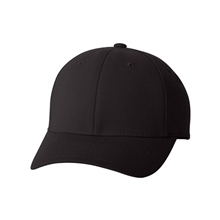 aerial view a black flexfit - pro - formance(r) cap, image 1 of 3