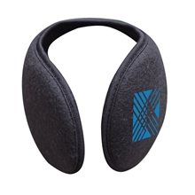 a black black ear muff warmers