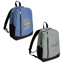 aerial view a group of brio polycanvas backpack, image 1 of 2