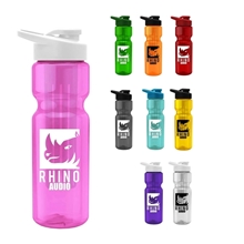 28 oz Bottle with Long Infuser Thru Lid