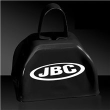 3 Black Metal Cowbells