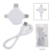 3 Ft. 3- In -1 Charging Cable Adapter