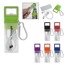 3- In -1 Ensemble Charging Cable Set With Bottle Opener
