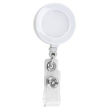 30 Round Retractable Badge Reel and Holder with Metal Slip Clip