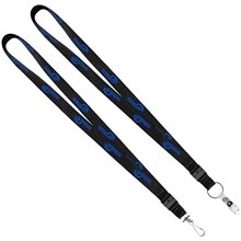 3/4 Ionshield(TM) Fast Track Lanyard with J - Hook or Bulldog Clip