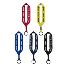 3/4 Polyester Key Chain with Crimp Split Ring