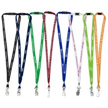 3/8 Silkscreen Lanyard with FREE Breakaway Safety Release
