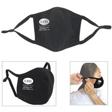 3Ply 3- D Reusable Cotton Face Mask with Ear Loop Adjuster