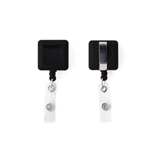 4- Color Process Square Plastic Badge Reel