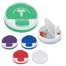 4 Compartment Rotating Round Pill Holder