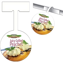 4 Plastic Round Shelf Talker