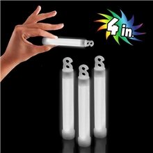 4 Premium White Glow Sticks