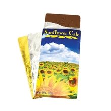 a white three ounce wrapper bar