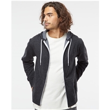 a group of independent trading co. - lightweight full - zip hooded sweatshirt - colors