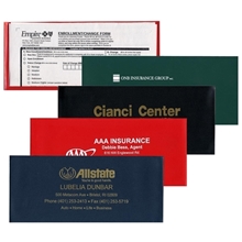 a group of large insurance card holder