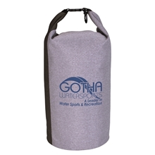 aerial view a black koozie(r) two - tone 10l dry sack, image 1 of 4