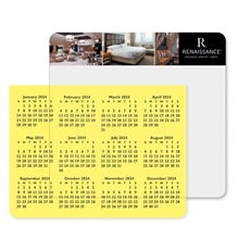 aerial view a custom 1/8 heavy duty base + vynex surface frame - it(r) window mouse pads, 1/8 x 7 1/2 x 8, image 1 of 2