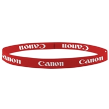 aerial view a custom 1/2 dye sublimated stretchy elastic headband, image 1 of 2