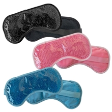 a group of plush gel beads hot / cold pack eye mask