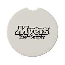 aerial view a natural absorbent car coaster, image 1 of 3