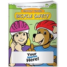 aerial view a as shown coloring book - barkley teaches bicycle safety, image 1 of 3