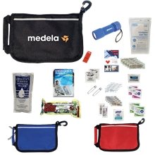 a group of deluxe disaster prep emergency safety kit