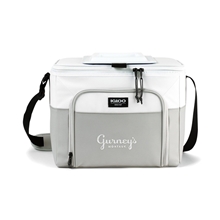aerial view a white-grey igloo(r) seadrift(tm) hard lined cooler - white - grey, image 1 of 2