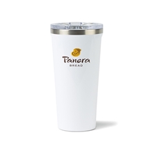 aerial view a gloss white corkcicle(r) tumbler - 16 oz gloss white, image 1 of 6