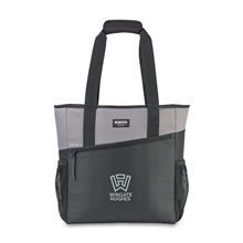 aerial view a deep fog igloo(r) stowe tote cooler, image 1 of 5