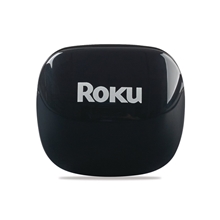 aerial view a black optima tws earbud w / wireless charging case, image 1 of 6