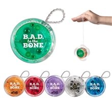 a group of light up plastic yo yo