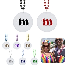 a group of colorful medallion beads necklace
