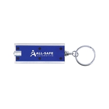 aerial view a blue deco key chain light, image 1 of 3