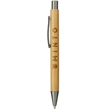 aerial view a natural bamboo quick - dry gel ballpoint, image 1 of 3