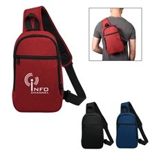 a group of bandon chris promotional crossbody sling bag