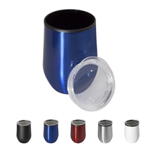 a group of 12 oz budget stemless wine cece vacuum travel tumbler with lid