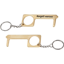 aerial view a brass brass no - touch protection tool, image 1 of 3