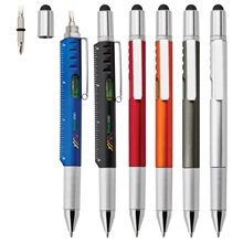 aerial view a group of locus 6- in -1 ballpoint pen, image 1 of 4