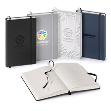 aerial view a group of neoskin(r) hard cover journal notebook, image 1 of 2