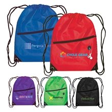a group of daypack - drawstring backpack - 210d polyester - colorjet