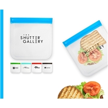 aerial view a group of reusable sandwich bag, image 1 of 3