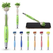 aerial view a group of moptoppers wheat straw screen cleaner with stylus pen, image 1 of 2