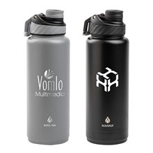 a group of manna(tm) convoy 40 oz double wall steel bottle