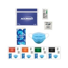 a group of cold flu safety and wellness kit