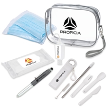 a group of back to work i 7pc ppe essentials set