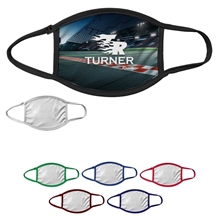 a group of 2- ply sublimation face mask
