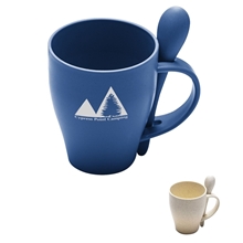 a group of 12 oz harvest spooner mug
