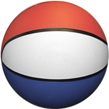 5 Mini Rubber Basketball - Colors